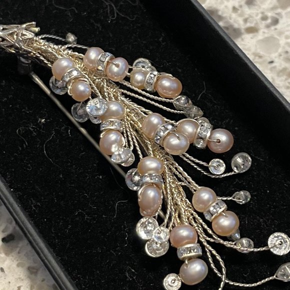 Vintage Swarovski by Tacori 925 Bridal Collection Hairpins...